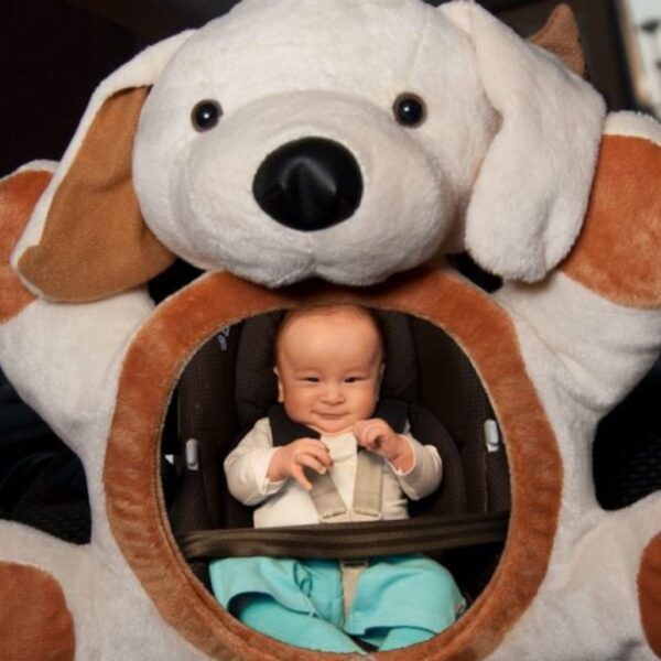 LITTLE LUCA Καθρέφτης Λούτρινο