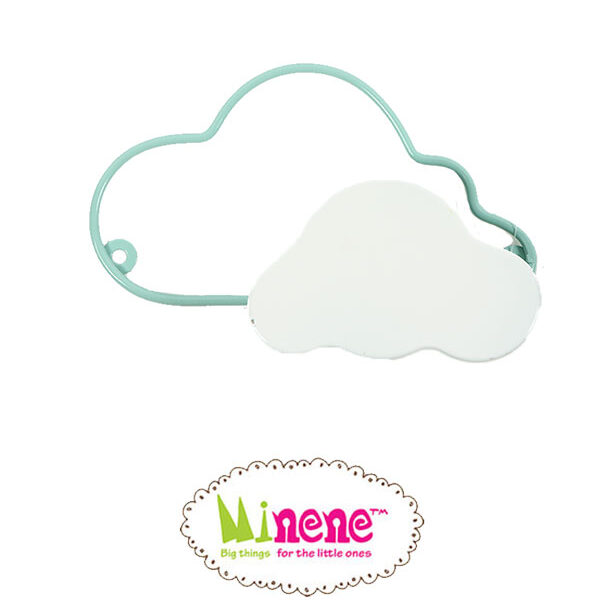 Minene Μεταλλική Κρεμάστρα Τοίχου Συννεφάκι