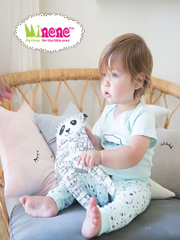 Minene Cuddly Toy Double Side -Pink
