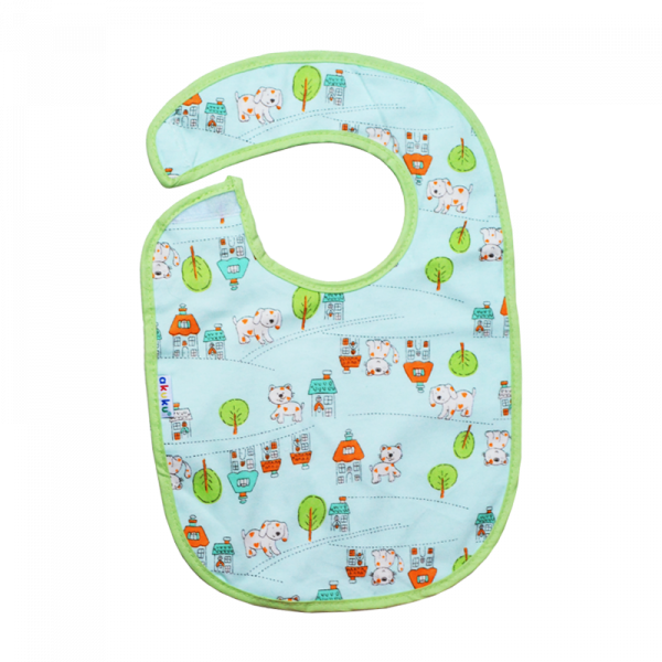 Αδιάβροχη Βαμβακερή Σαλιάρα με Velcro