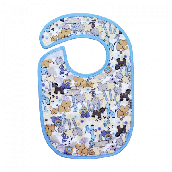 Αδιάβροχη Βαμβακερή Σαλιάρα με Velcro