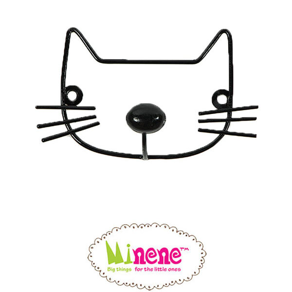 Minene Μεταλλική Κρεμάστρα Τοίχου Γάτα
