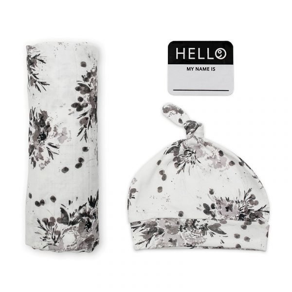 Hello World – Black Floral