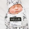Hello World – Black Floral