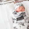 Hello World – Black Floral