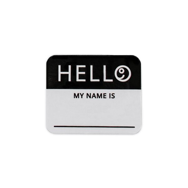 Hello World – Black Floral