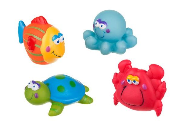 Παιχνίδια μπάνιου Μπουγελοφατσάκια (σετ των 4)