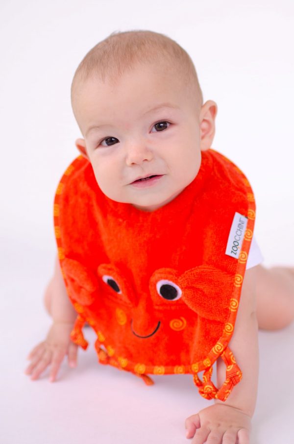 100% Cotton Σαλιάρα - Charlie the Crab