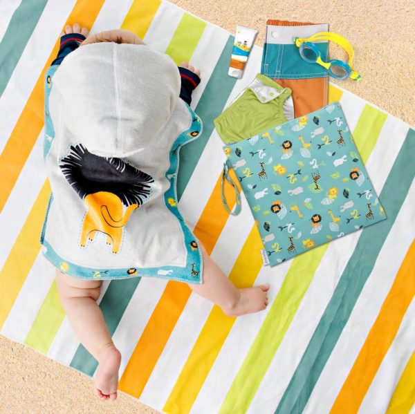 Πετσέτα Παραλίας Backpack – Green Zoo