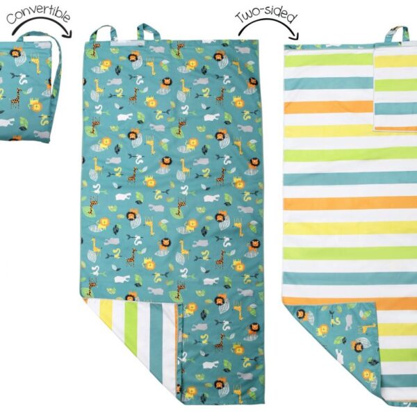 Πετσέτα Παραλίας Backpack – Green Zoo