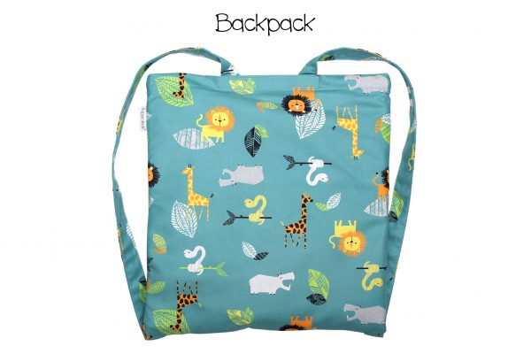 Πετσέτα Παραλίας Backpack – Green Zoo