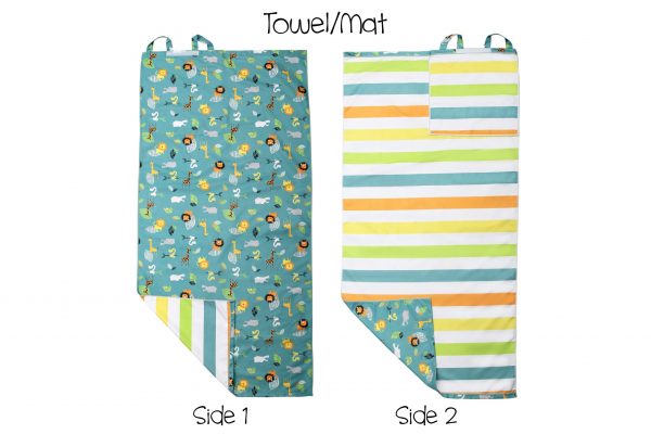 Πετσέτα Παραλίας Backpack – Green Zoo