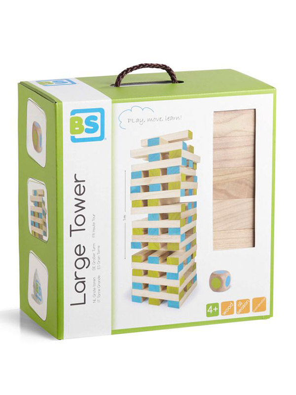 Bs Toys – Μεγάλος Πύργος με ζάρι (Jenga)