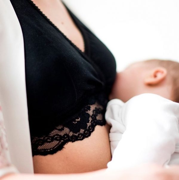 Carriwell Organic Δαντελένιο Σουτιέν Θηλασμού Κρουαζέ