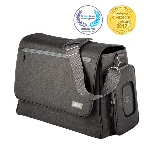 bbluv-ultra-charcoal-1.jpg Bbluv Ultra (Charcoal) - Diaper Bag