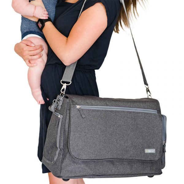 Bbluv Ultra (Charcoal) - Diaper Bag