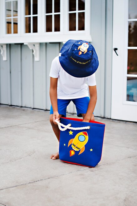 Καπέλο Διπλής Όψης UPF 50+ - Διαστημόπλοιο (Cotton)