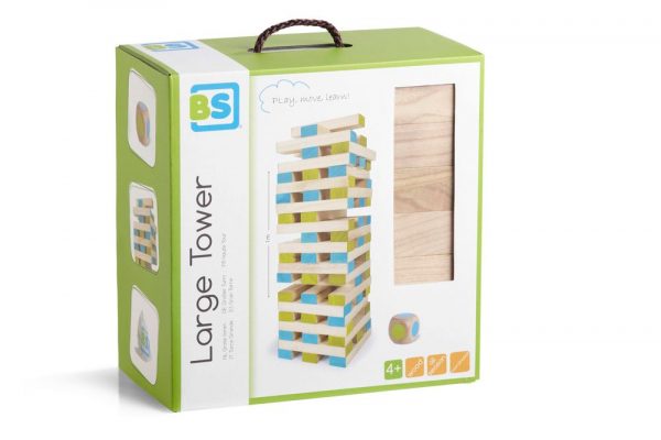 Bs Toys – Μεγάλος Πύργος με ζάρι (Jenga)