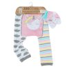 Grip+Easy Crawler Pants & Socks Set - Allie the Alicorn