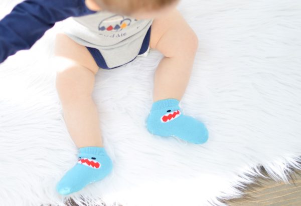 GRIP+EASY™ Καλτσάκια Σέρμαν ο Καρχαρίας (3 τεμ)