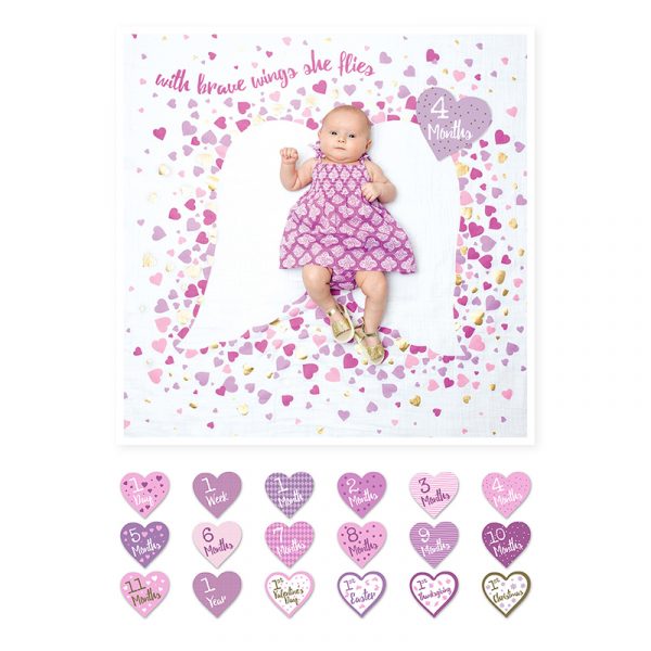 Lulujo  Mουσελίνα Φωτογράφισης + Κάρτες - With Brave Wings She Flies