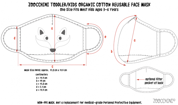 Σετ 3 Παιδικές Μάσκες - Dog Multi