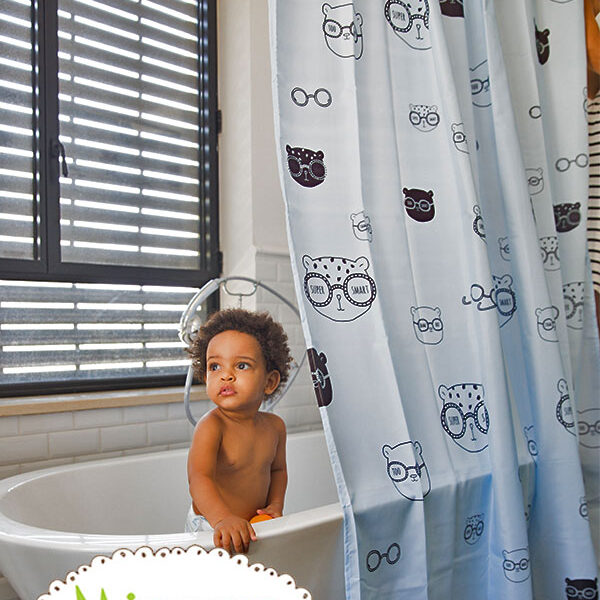 Minene Κουρτίνα Μπάνιου Blue