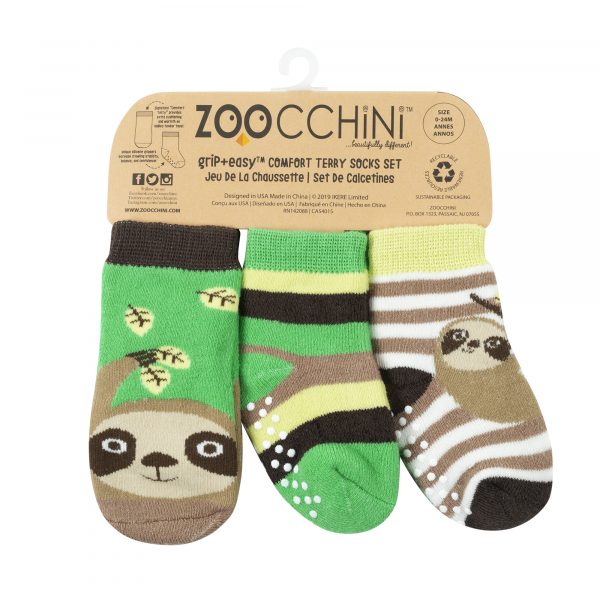 11810-Sloth-Socks.jpg GRIP+EASY™ Καλτσάκια Silas the Sloth (3 τεμ)