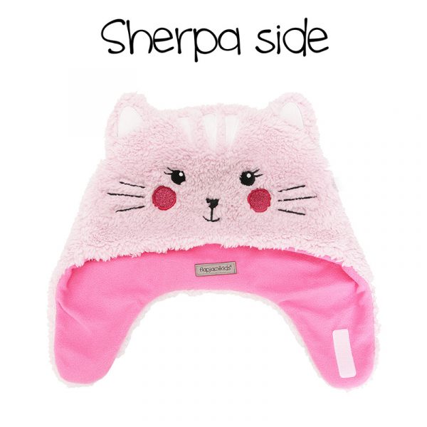 FlapJackKids Σκουφί 2-4 διπλής όψης Cat/Super Hero