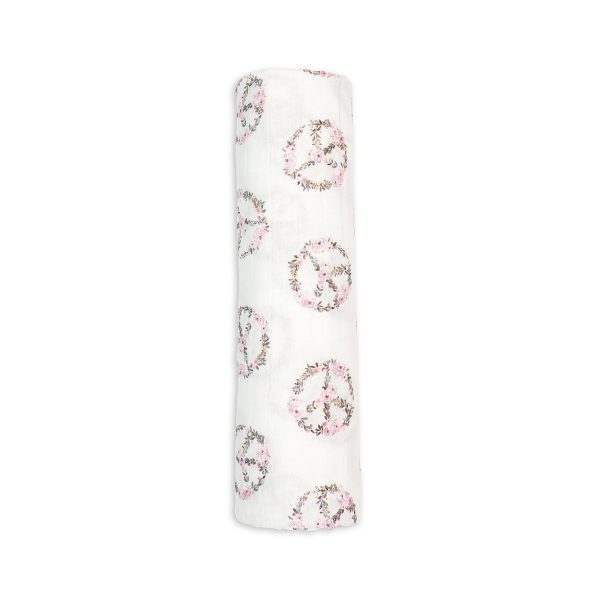 Lulujo Μουσελίνα Bamboo – Peace Swaddling Blanket