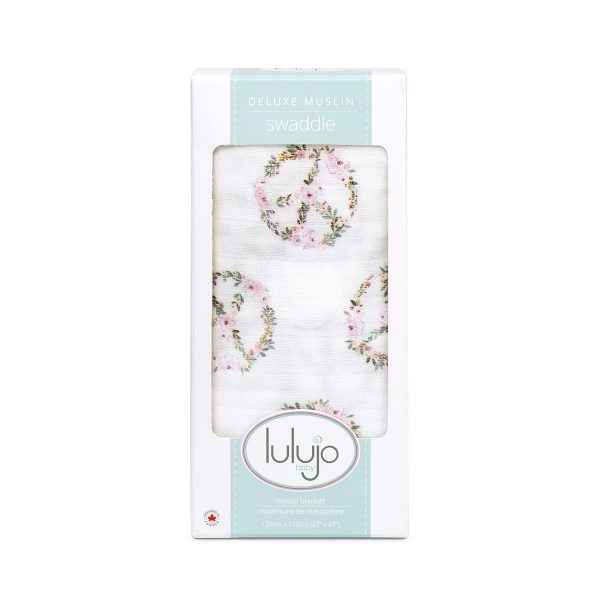 Lulujo Μουσελίνα Bamboo – Peace Swaddling Blanket