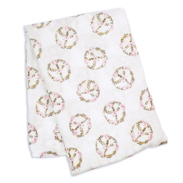 Lulujo Μουσελίνα Bamboo – Peace Swaddling Blanket
