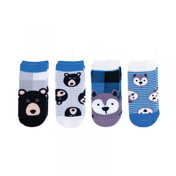 FlapJackKids Mix and Match Socks - Wolf/Bear