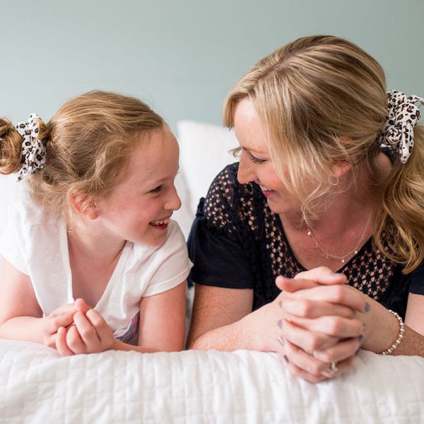 Lulujo Bamboo Mommy + Me Scrunchies – Leopard