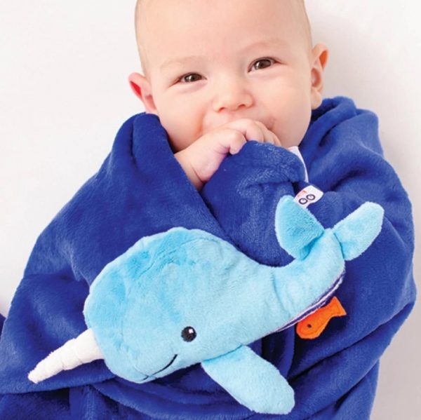 Zoocchini Stroller Blanket - Whale Buddy