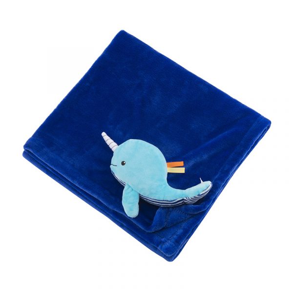 Zoocchini Stroller Blanket - Whale Buddy