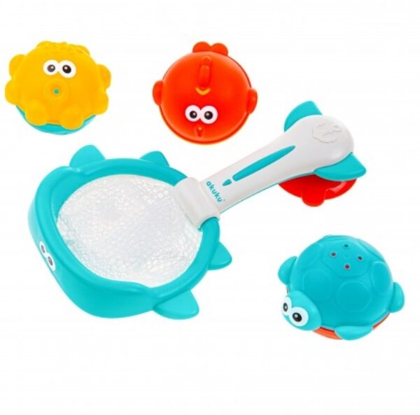 a0456 Σετ Απόχη/Καλάθι με Παιχνίδια Μπάνιου