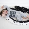 Minene Πολυχρηστικό Μαξιλάρι - Snuggly Snake Cotton Black & White