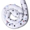 Minene Πολυχρηστικό Μαξιλάρι - Snuggly Snake Jersey Γκρι Αστέρια