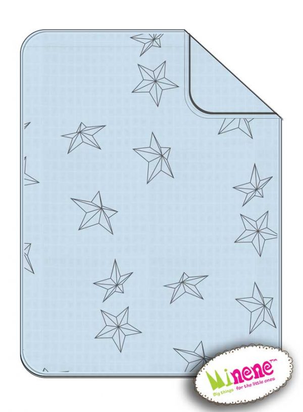 Minene Πικέ Κουβέρτα 3D Dark Grey