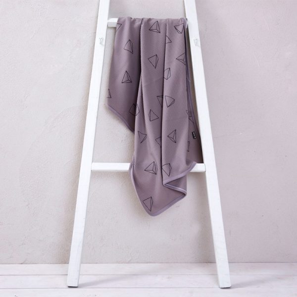 Minene Πικέ Κουβέρτα 3D Dark Grey