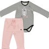 Minene Set Baby Girl Unicorn Stripes
