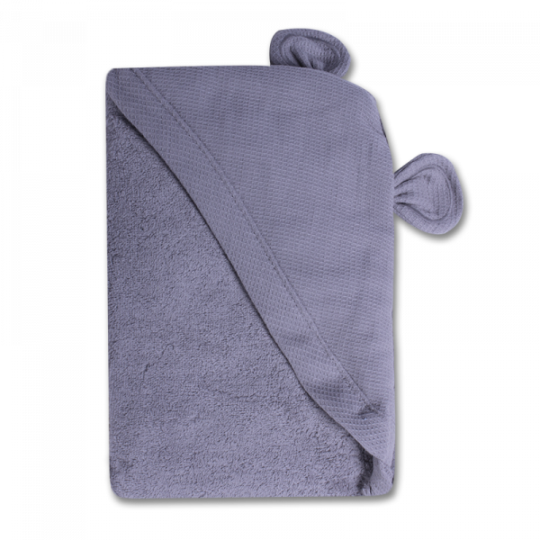 Minene Πετσέτα για νεογέννητο Γκρι (αρκουδάκι)