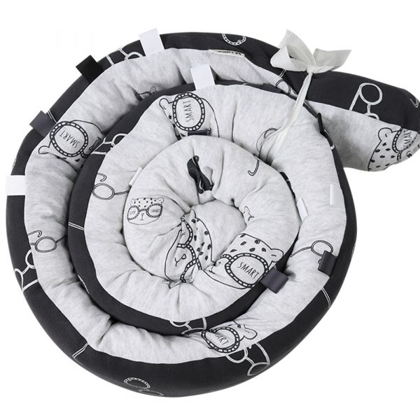 Minene Πολυχρηστικό Μαξιλάρι - Snuggly Snake Cotton Black & White