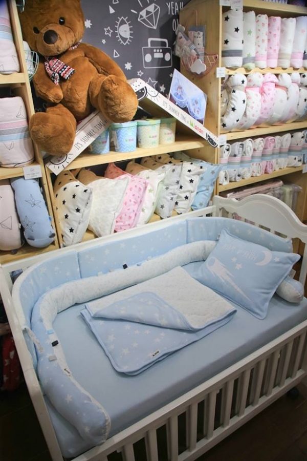 Minene Πολυχρηστικο Μαξιλαρι – Snuggly Snake Cotton Blue Stars