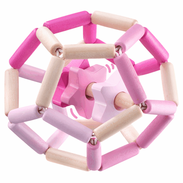 64021_inhalt Selecta dance Star - Ξύλινη ελαστική Μπαλίτσα Ροζ