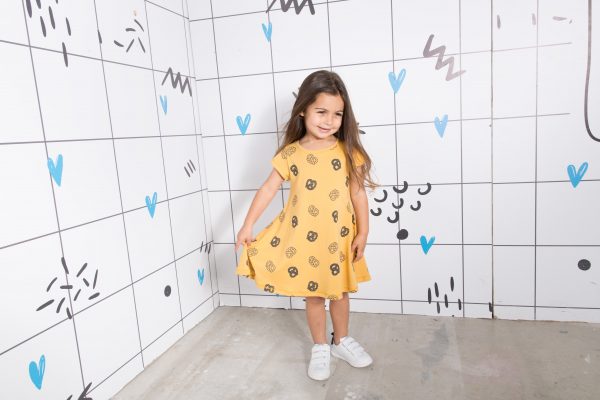 Minene Φόρεμα Κίτρινο Pretzel