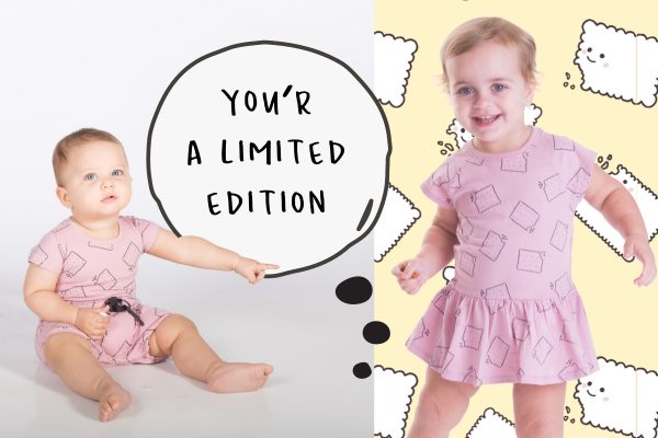 Minene Baby Overall 3/4 Μπισκοτάκι Girl
