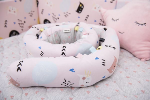 Minene Πολυχρηστικό Μαξιλάρι - Snuggly Snake Cotton Kitten