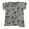 Minene Toddler Boy T-Shirt Dark Grey Printed